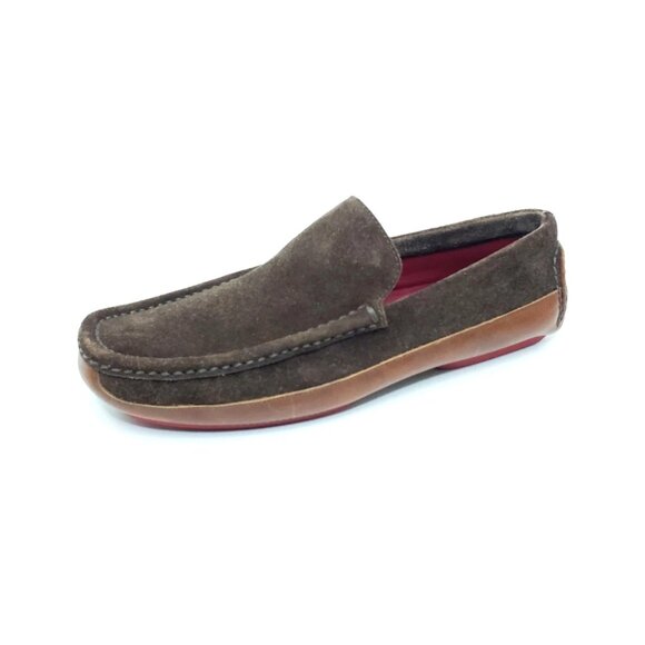 Bruno Magli Faina Driving II Moccasins Loafer Brown Suede Leather Mens US 7.5 main image 9